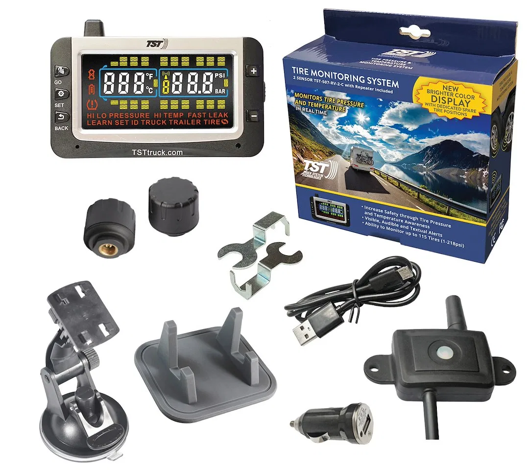 TST-507-RV-2-C – TRUCK SYSTMS Tire Pressure Monitoring System - TPMS, For Use On Rubber Or Metal Valve Stems And For ...
